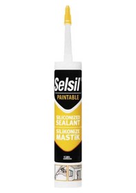 Resim Selsil Silikonize Mastik 500gr Beyaz 