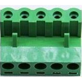 Resim 5 Pin 5.08mm Dişi Geçmeli Klemens Yeşil 