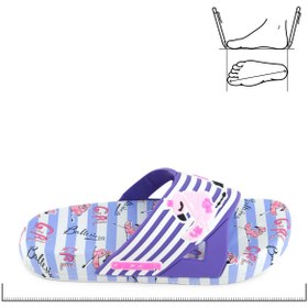 Resim GEZER Kız Çocuk Yazlık Ballerina PU Islak Zemine Uygun Ev Banyo Bahçe Havuz Terlik 