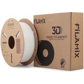 Resim Filamix Hyper Pla İnci Beyazı 1.75mm 1kg - Yüksek Hızlı Pla Filament 