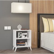 Resim AVES MOBİLYA Beyaz Çok Amaçlı Komodin 