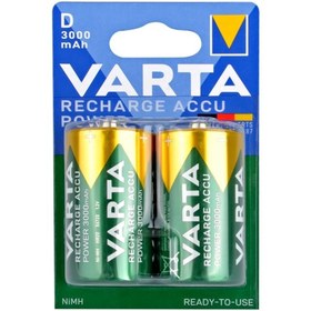 Resim ATAELEKTRONİK Varta En Büyük D Büyük Boy Kalın Tombul 3000mah Büyük Boy 2li Paket Şarjlı Pil D Boy 3000 Mah 