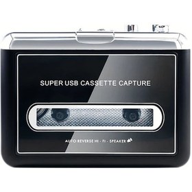 Resim Tongdashop Kulaklıklı K 202 Tasinabilir Kaset Calar Mp3 Donusturucu Usb Sarj Siyah 