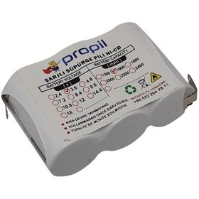 Resim 3.6 V 1500 Mah Şarjlı Süpürge Bataryası 