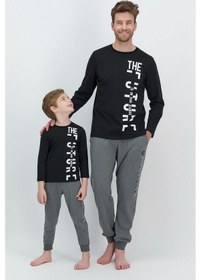 Resim Rolypoly 2539 The Future Siyah Erkek Çocuk Pijama Takımı 