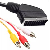 Resim Scart To 3Rca Görüntü Kablosu 1.2 M Teknogreen Tks 920 Diğer