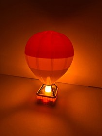 Resim Vaggolab Led Işıklı Balon Dekoru Masa Lambası Gece lambası 16cm 