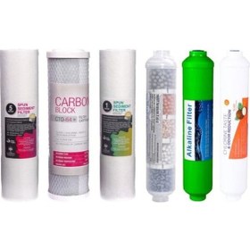 Resim Su Arıtma Filtresi 6lı Set 10 Aşamalı 