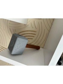 Resim Thor’un Çekici Tasarımlı Şişe Açacağı - Mjolnir 3D Baskı, Mıknatıslı (16 Cm) 
