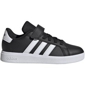 Resim adidas Grand Court 20 El Unisex Çocuk Siyah Günlük Ayakkabı 