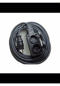 Resim Bemis 2 li Kauçuklu Priz 3x1.5mm Uzatma 6 MT 