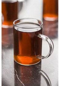 Resim 3'lü Borosilikat Isıya Dayanıklı Termısıl Cam Kupa Bardak 3 X 200 Ml 