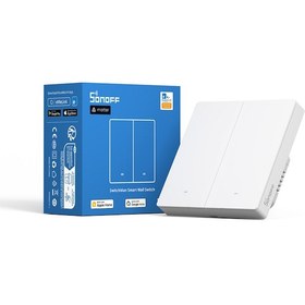 Resim Sonoff M5-2c-86w Matter Akıllı Duvar Anahtarı 2 Kanallı 
