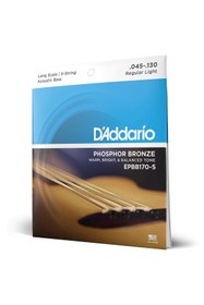 Resim Hype Store Epbb170-5 Akustik Bas Gitar Tel Seti, Long Scale, 45-130, Ph 