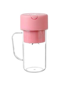Resim Taşınabilir Şarjlı Mini Blender Usb Şarjlı, Kolay Kullanım Ve Güçlü Karıştırma Pembe 