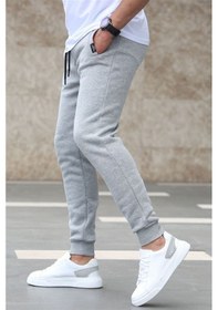 Resim Madmext Basic Gri Eşofman 4210 Gri 