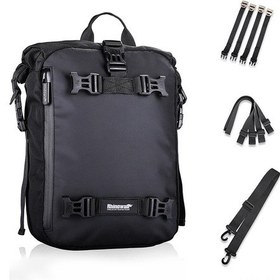 Resim Lemestar Motorcycle Sırt Çantası 10l Siyah: Su Geçirmez, Dayanıklı Poliester, Moto Turları İçin Taşıma Çantası Siyah 