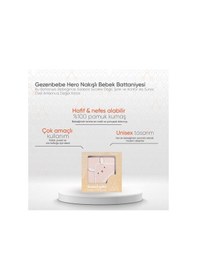 Resim Gezenbebe Hero Nakışlı Bebek Battaniyesi Pembe 