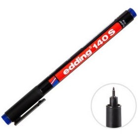 Resim 6'lı Mavi Edding 140s Asetat Kalem 0.3 MM Mavi 