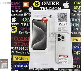 Resim Apple iPhone 15 Pro İkinci El TR | 256 GB | Beyaz 