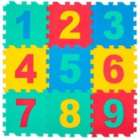 Resim Marsilyan- 9 Parça Sayılar Puzzle Yer Matı 