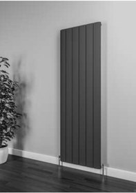 Resim Warma Selanik Dikey Alüminyum Radyatör 565x1800 Pütürlü Antrasit 7946 