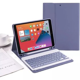 Resim redmud teknoloji Ipad Air 5. Air 4. Nesil 10.9 Inç Uyumlu Bluetooth Özellikli Kalem Bölmeli Türkçe Q Klavyeli Kılıf 