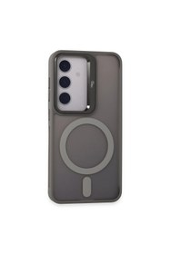 Resim artlab Art Joko Galaxy S24 Flet Lens Magsafe Kapak - Gri Lab 