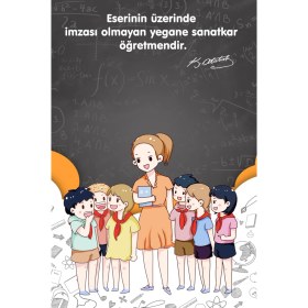 Resim Tellgraf Reklam Hizmetleri Öğretmenler Günü Brandası (Arka Fon) 