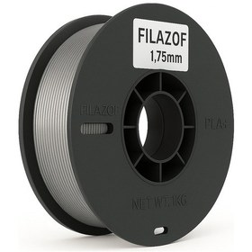 Resim Filazof Gümüş Gri Filament Pla+ 1.75mm 1 Kg 