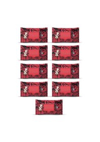 Resim 9 Paket Red Rose Islak Havlu Mendil 90 Adet Kapaklı Gül Kokulu 12'li Set 