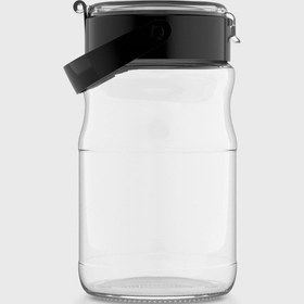 Resim Renga Mono 1700 Ml Siyah Kapaklı Cam Kavanoz 131072 Siyah 