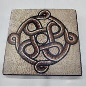 Resim Şeker Portakalım Dekoratif Figürlü Doğal Taş Banyo Gider Kapağı Süsü Tekli 10x10 Cm 