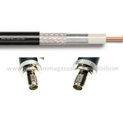 Resim Oem RP SMA Dişi SMA Dişi 50 M LMR400/RWC400 Koaksiyel Kablo 50Ω 