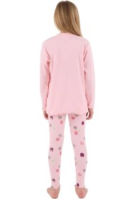 Resim Rolypoly Rp3700-2 Kız Çocuk Kışlık İkili Pijama Takım AÇIK PEMBE 