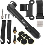 Resim Kosona Bisiklet Lastik Pompası Seti - 120 Psı Manuel Presta/schrader Valf, Tamir Aletleri Ve Patçalar İçeren Dayanıklı Mini Pomp Kit 