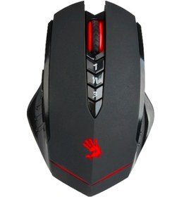 Resim Bloody R80A-1 Siyah Şarjli Optik 4000Cpi-Isw,Isc,A Optik Kablosuz Mouse