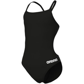 Resim Team Swimsuit Challenge Solid Çocuk Siyah Yüzücü Mayosu 004765550 