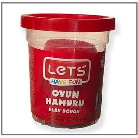 Resim Lets Oyun Hamuru 115gr Kırmızı - 4 Adet Çok Renkli 