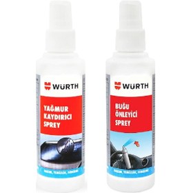 Resim Würth Yağmur Kaydırıcı 150 Ml + Buğu Önleyici 150 Ml 