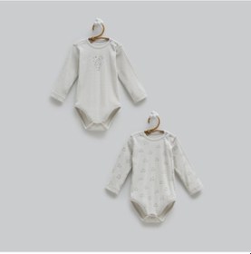 Resim Caramell 2'li Body Be2226 Gri 