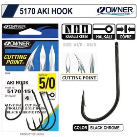 Resim Owner 5170 Aki Hook Black Chrome İğne 