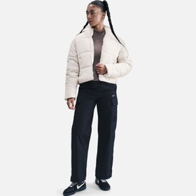 Resim Nike Sportswear Therma-Fit Loose Cut at Hip-Length Full-Zip Hoodie Kadın Mont 