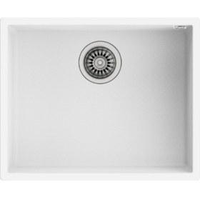 Resim Teka Square 50.40 Tek Göz Tegranite Beyaz Eviye 