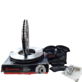 Resim Citroen C4 ve DS4 (2004-2017) 1.4 16v Benzinli ve 1.6 Ön Fren Disk Ve Balata Takımı (Brembo) 