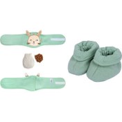 Resim Sevi Bebe Kiraz Çekirdekli Patik+ Kiraz Çekirdekli Bebek Bel Bandı Set 