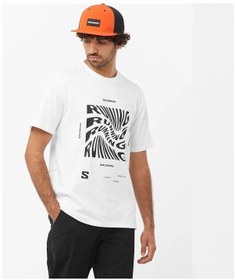 Resim Salomon Runnıng Graphıc Ss Tee M Whıte// Koşu T-shırt Lc2218900 001 