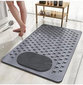 Resim Sea Home Vantuzlu Banyo ve Duş Kaydırmazı, Dikdörtgen, 36 x 69,5 cm Duşakabin Küvet İçi Paspas 