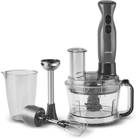 Resim Karaca 6 in 1 Çok Amaçlı Mutfak Robotu , 2000W Turbolu Güçlü Motor, 1,5LT Geniş Hazne Gri 