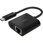 Resim Belkin Usb-c Şarj + Ethernet Çoğaltıcı 
